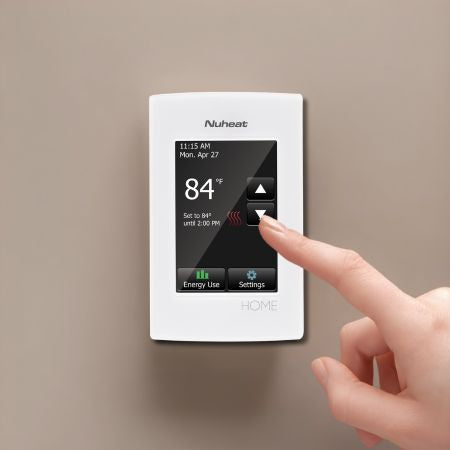 Nuheat AC0056 Home Touchscreen, Dual-Voltage, Programmable Floor Heating Thermostat 120V/240V