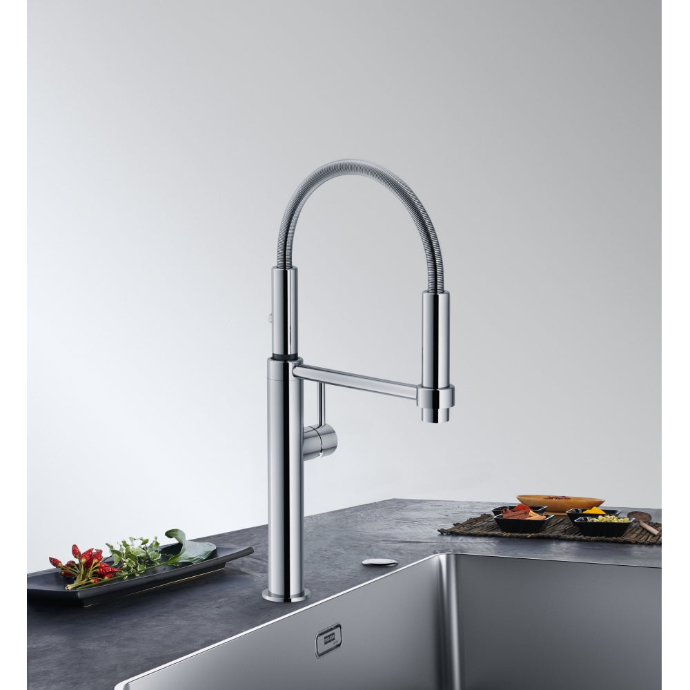 Franke Pescara Single Handle Semi-Pro Kitchen Faucet - Polished Chrome