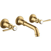 AXOR Montreux 1.2 GPM Wall-Mounted Widespread Faucet with Lever Handles