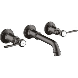 AXOR Montreux 1.2 GPM Wall-Mounted Widespread Faucet with Lever Handles