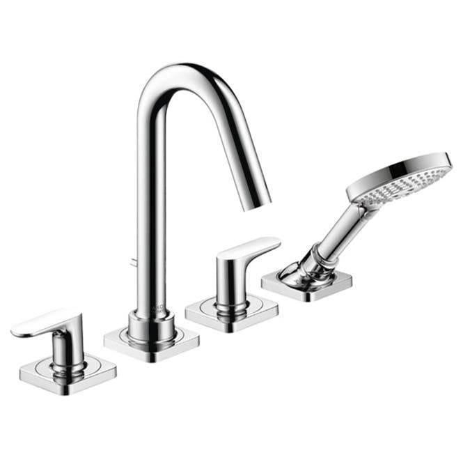 AXOR 34448001 Citterio M 4-Hole Roman Tub Set Trim with 1.75 GPM Handshower in Chrome