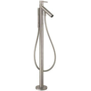 AXOR 12456821 Starck Freestanding Tub Filler Trim with 1.75 GPM Handshower in Brushed Nickel
