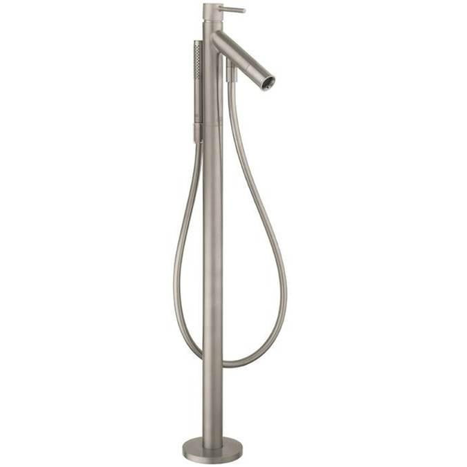 AXOR 12456821 Starck Freestanding Tub Filler Trim with 1.75 GPM Handshower in Brushed Nickel