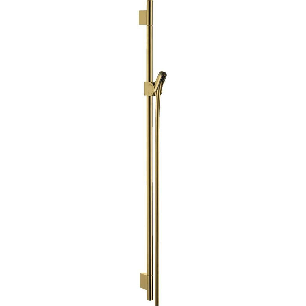 AXOR 27989990 Uno Wallbar 36" in Polished Gold Optic
