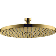 AXOR 28494991 Starck Shower Head 240 1-Jet, 2.5 GPM in Polished Gold Optic