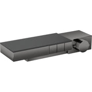 AXOR 46141331 Edge Thermostatic Trim for Exposed Installation for 3 Functions - Diamond Cut in Polished Black Chrome