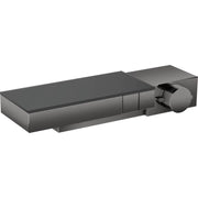 AXOR 46241331 Edge Thermostatic Trim for Exposed Installation for 2 Functions - Diamond Cut in Polished Black Chrome