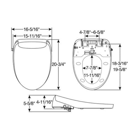 Bemis Haven 5000 Bidet Smart Toilet Seat