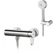 Outdoor Shower Company CAP-3121-HS "ROMEO" Lever Handle Mixing Valve Hot and Cold Wallmount Shower with Hand Spray