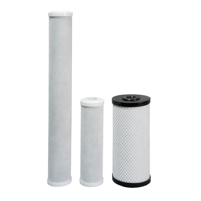 High-Flow Carbon Block Filter Cartridge 2.5 x 20, 5 Micron - CB2005