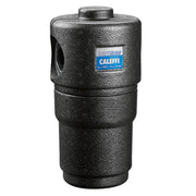 Black cylindrical insulation jacket with Caleffi logo and side connection port.