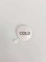 California Faucets PINDXC Cold Label Index Porcelain Button