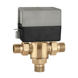 Caleffi Z300635 Z-One 3-Way valve body, 1", Sweat, 5.0 Cv, 25 PSI P