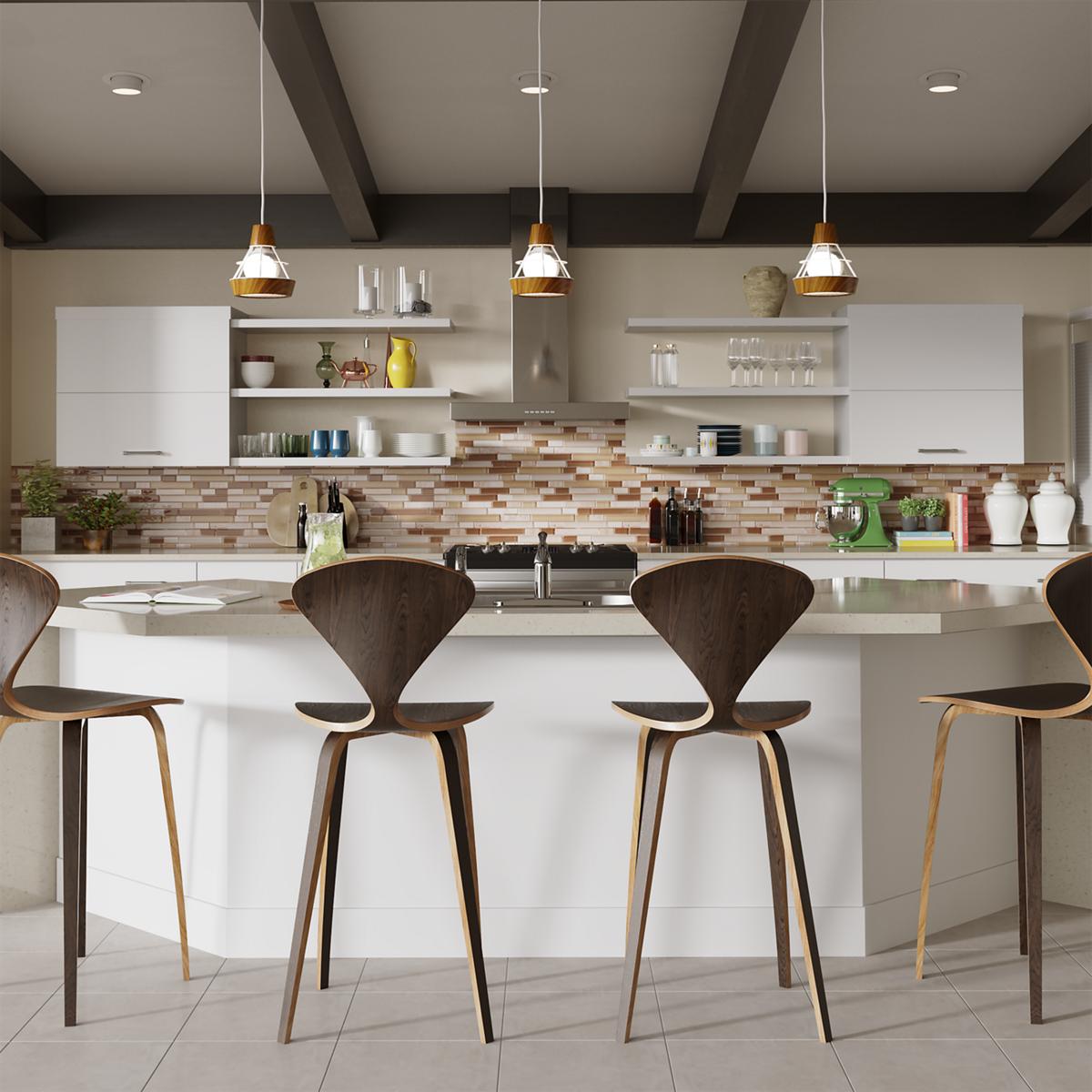Stainless steel single bowl drop-in sink with four mounting holes installed in a white kitchen countertop.