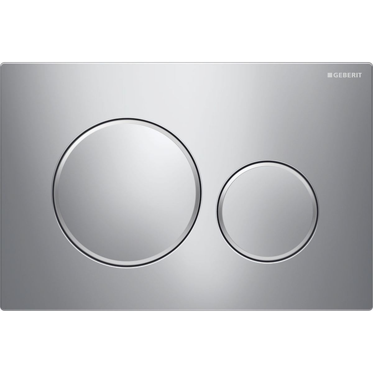 Geberit 115.882.KH.1 Sigma20 Dual Flush Actuator Brushed-Matte-Brushed Chrome
