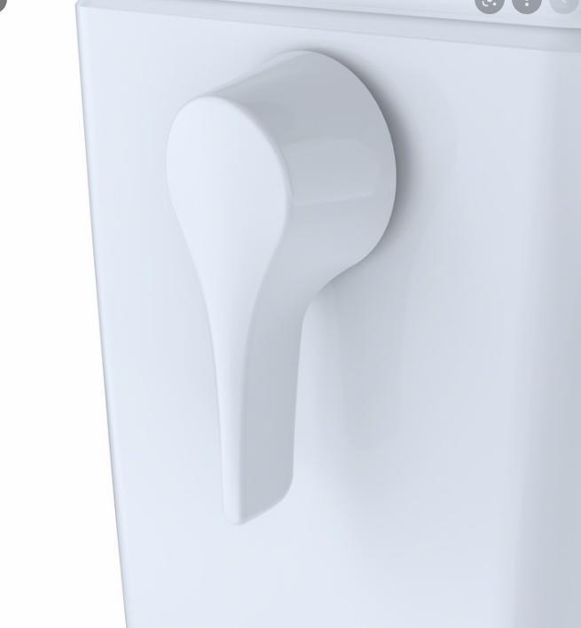 Toto Trip Lever Replacement for Nexus CST642 in Cotton White - THU750#01
