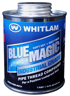 Whitlam BLUE MAGIC Industrial Grade Thread Sealant - 16oz Can - IG16 - 12 pack