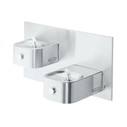 Elkay Soft Sides Bi-Level Fountain Non-Filtered Non-Refrigerated Glass Filler Prepped Stainless