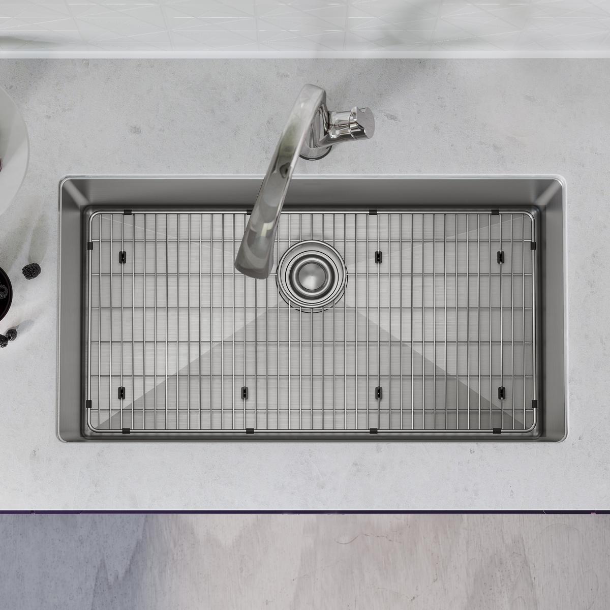 Elkay Crosstown 16 Gauge Stainless Steel 32-1/2" x 18" x 10", Single Bowl Undermount Sink Kit with Filtered Faucet