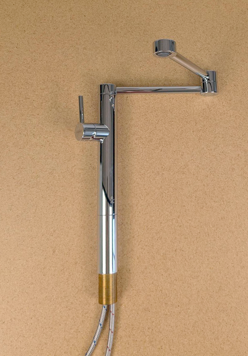 CLOSEOUT Franke 1.75 GPM Single Handle Deck Mount Pot Filler - Chrome