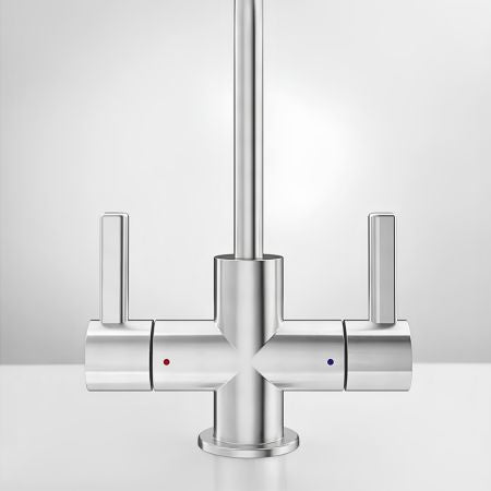 Franke UNJ-HC-CHR Universal Hot and Cold Water Dispenser with J Spout in Polished Chrome