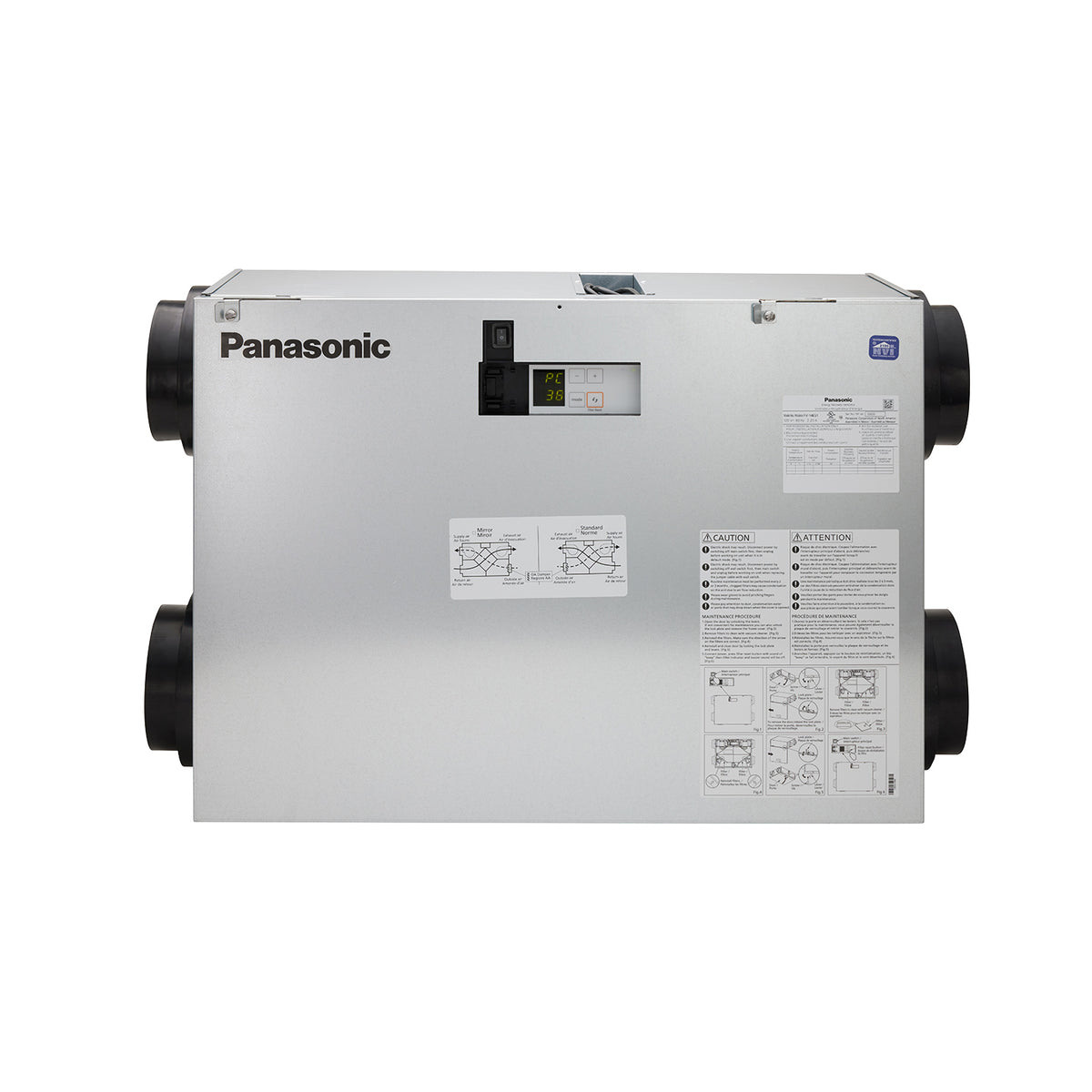 PANASONIC CEILING FANS Intelli-Balance Elite ERV Energy Recovery Ventilator (ERV) 30-140 CFM