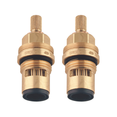 Grohe 45883000 LEFT STOP Ceramic Cartridge, 1/2" Carbodur, 1/4 Turn, 90 Degree