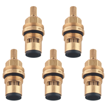 Grohe 45883000 LEFT STOP Ceramic Cartridge, 1/2" Carbodur, 1/4 Turn, 90 Degree