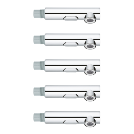 Grohe Repair Parts 46926000 Pull-Out Spray in Grohe Chrome - 5 Pack