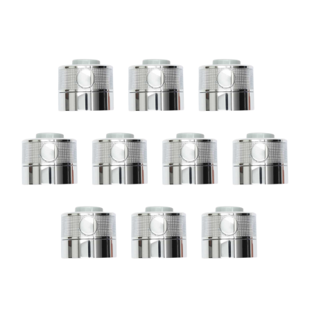 Grohe Repair Parts 49029000 Temperature Control Handle Safety Button in Grohe Chrome - 10 Pack