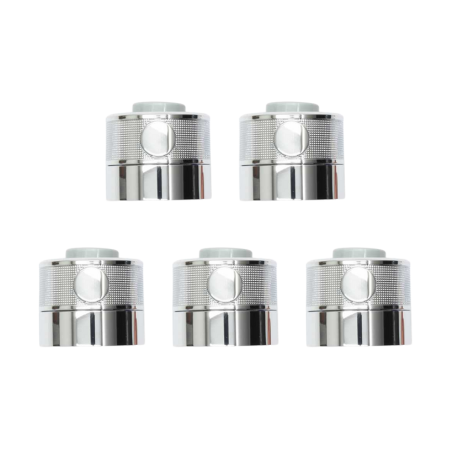 Grohe Repair Parts 49029000 Temperature Control Handle Safety Button in Grohe Chrome - 5 Pack