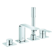 Grohe Allure 19316001 Allure 4-Hole Single-Handle Deck Mount Roman Tub Faucet with 1.75 GPM Hand Shower in Grohe Chrome
