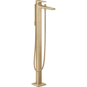 Hansgrohe 32532141 Metropol Freestanding Tub Filler Trim with Lever Handle and 1.75 GPM Handshower in Brushed Bronze