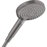 Hansgrohe 26036341 Raindance Select S Handshower 120 3-Jet PowderRain, 1.75 GPM in Brushed Black Chrome