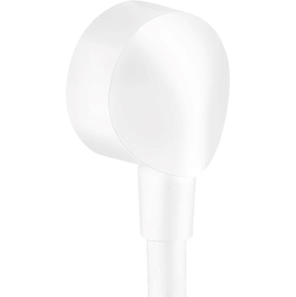 Hansgrohe 27458703 FixFit Wall Outlet with Check Valves in Matte White