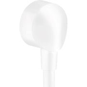 Hansgrohe 27458703 FixFit Wall Outlet with Check Valves in Matte White