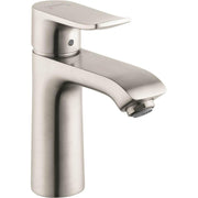 Hansgrohe 31123821 Metris Single-Hole Faucet 110 with Pop-Up Drain, 0.5 GPM in Brushed Nickel