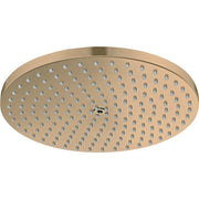Hansgrohe 27624141 Raindance S Shower Head 240 1-Jet PowderRain, 2.5 GPM in Brushed Bronze