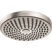 Hansgrohe 26549821 Croma Select S Shower Head 180 2-Jet, 1.5 GPM in Brushed Nickel
