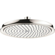 Hansgrohe 26921831 Raindance Classic Shower Head 240 1-Jet PowderRain, 2.5 GPM in Polished Nickel