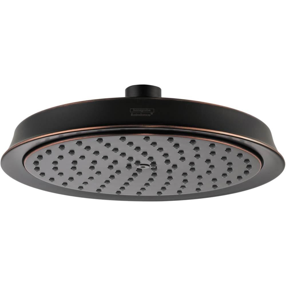 Hansgrohe 26924921 Raindance Classic Shower Head 180 1-Jet Rain, 1.75 GPM in Rubbed Bronze