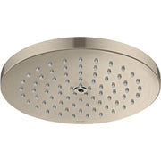 Hansgrohe 26929821 Raindance S Shower Head 180 1-Jet PowderRain, 1.5 GPM in Brushed Nickel