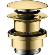 Hansgrohe 50100991 Push-Open Sink Drain in Polished Gold Optic