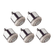 Hansgrohe 28496001 Clubmaster Shower Head 3-Jet, 2.5 GPM in Chrome - 5 Pack