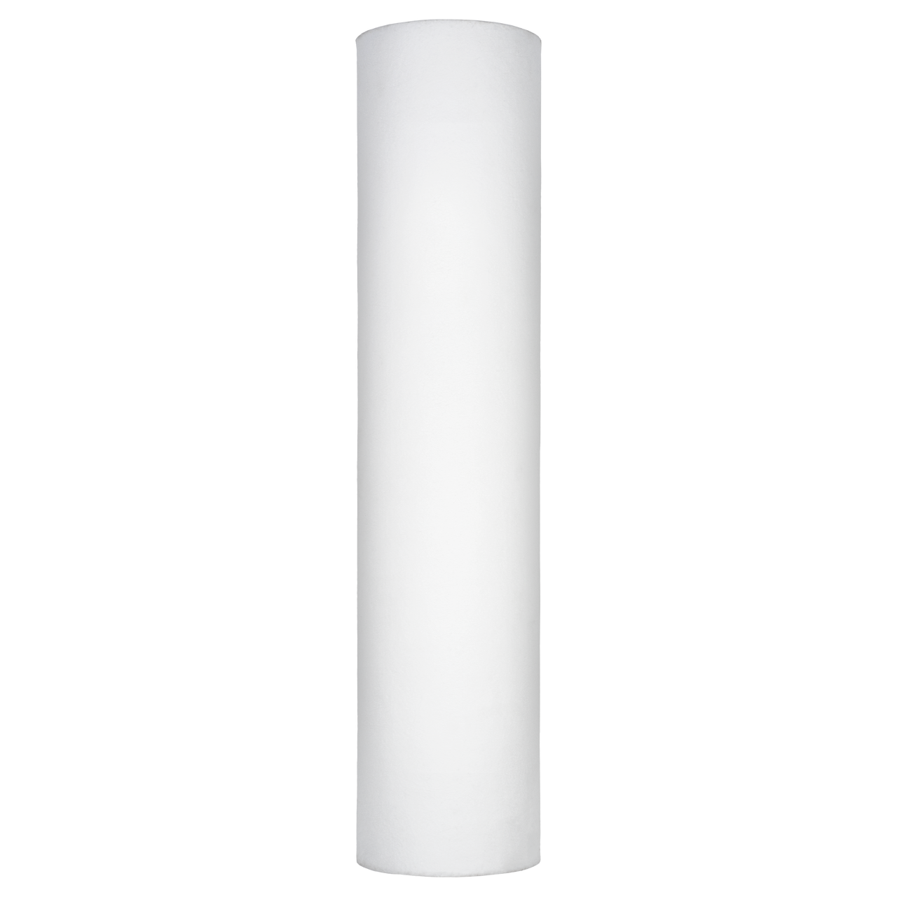 White cylindrical water filter cartridge with 1.5 inch connection size for Heaterguard systems.