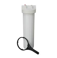 Sterling Water Treatment Housing for 4.5 inch by 20 inch Cartridge with 1 inch Ports, Includes Wrench - HJ20-1