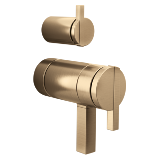 Delta Frank Lloyd Wright Thermostatic Valve Trim Handle Kit with Diverter