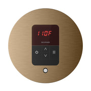 Mr. Steam iTempo Round Steam Shower Control and Steamhead