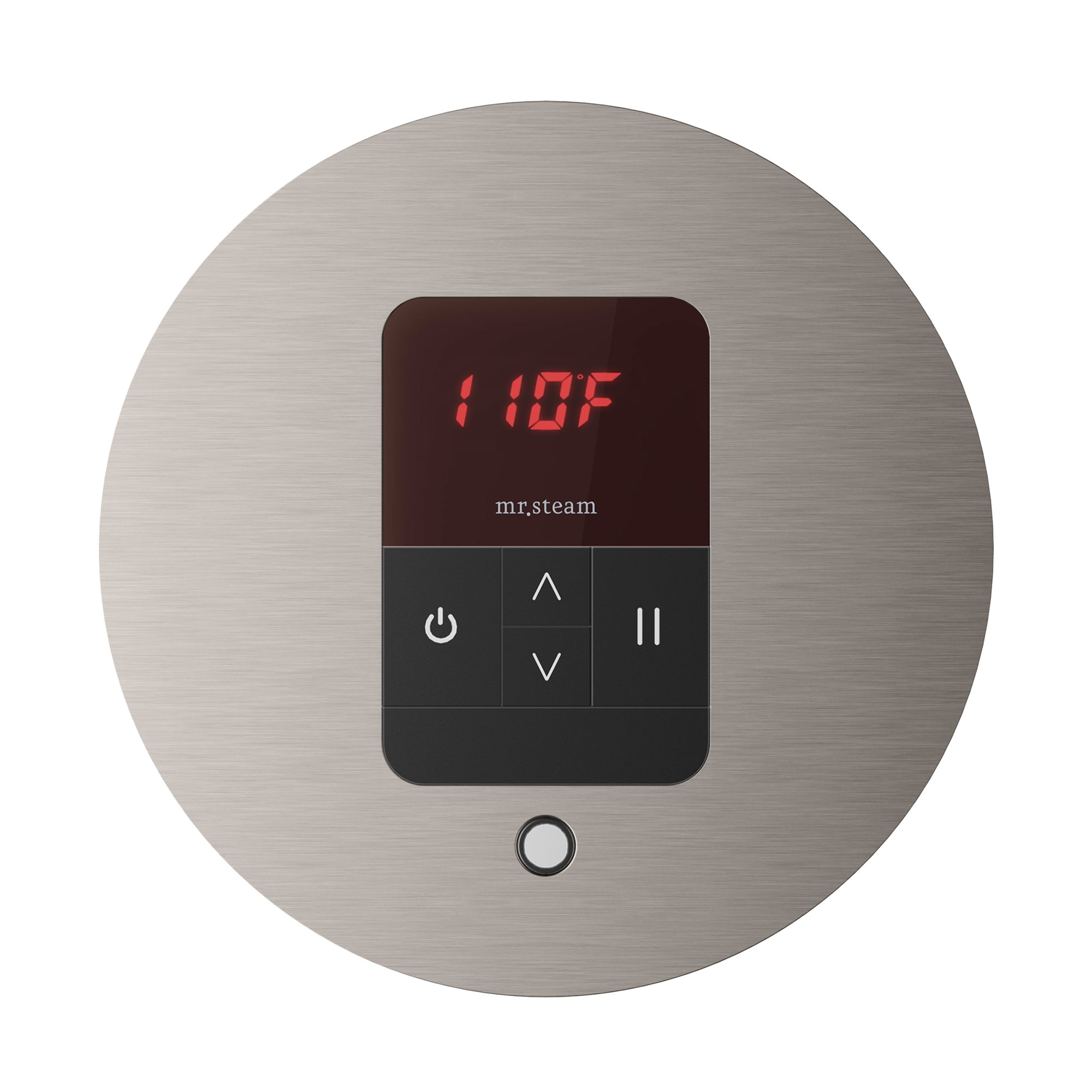 Mr. Steam iTempo Round Steam Shower Control and Steamhead