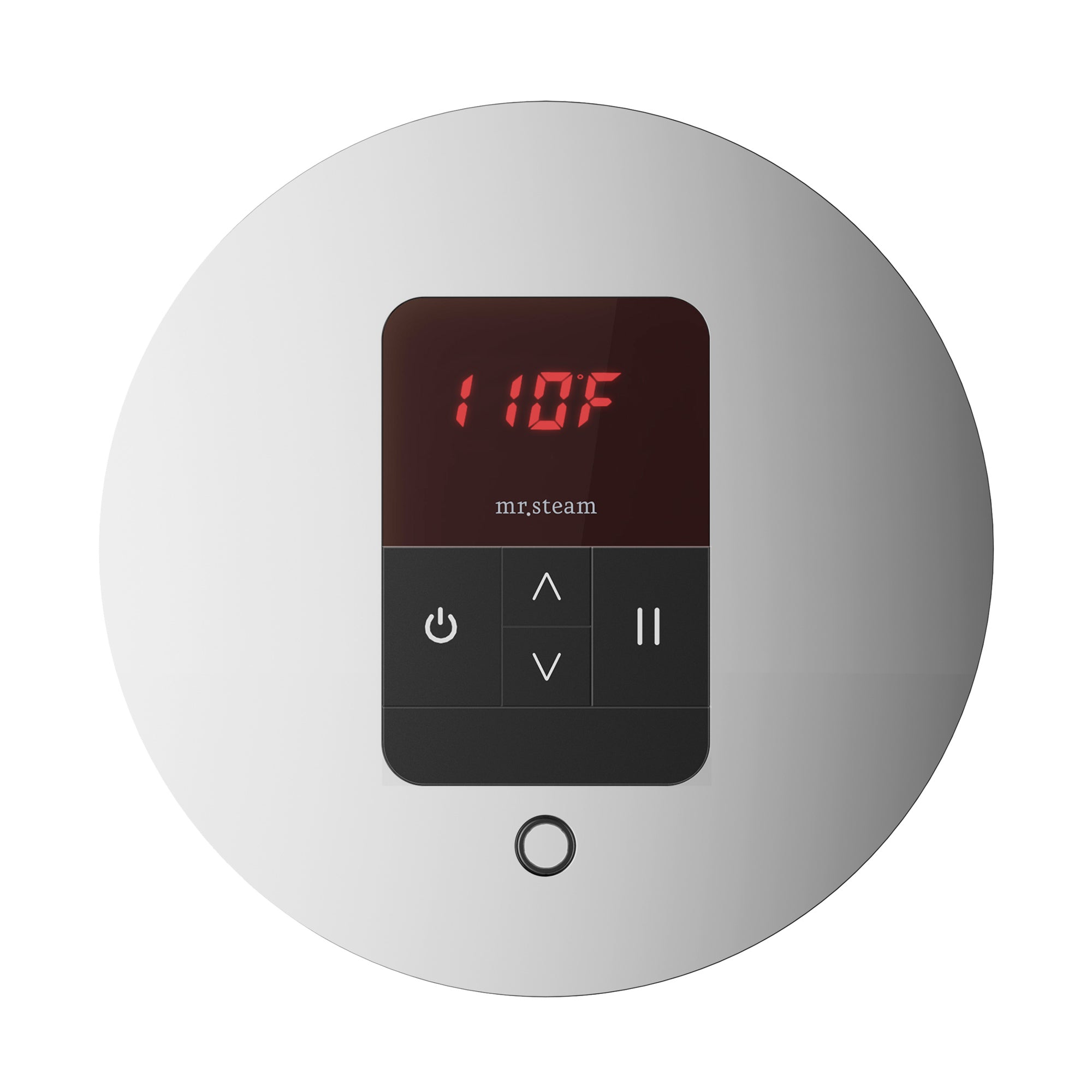 Mr. Steam iTempo Round Steam Shower Control and Steamhead